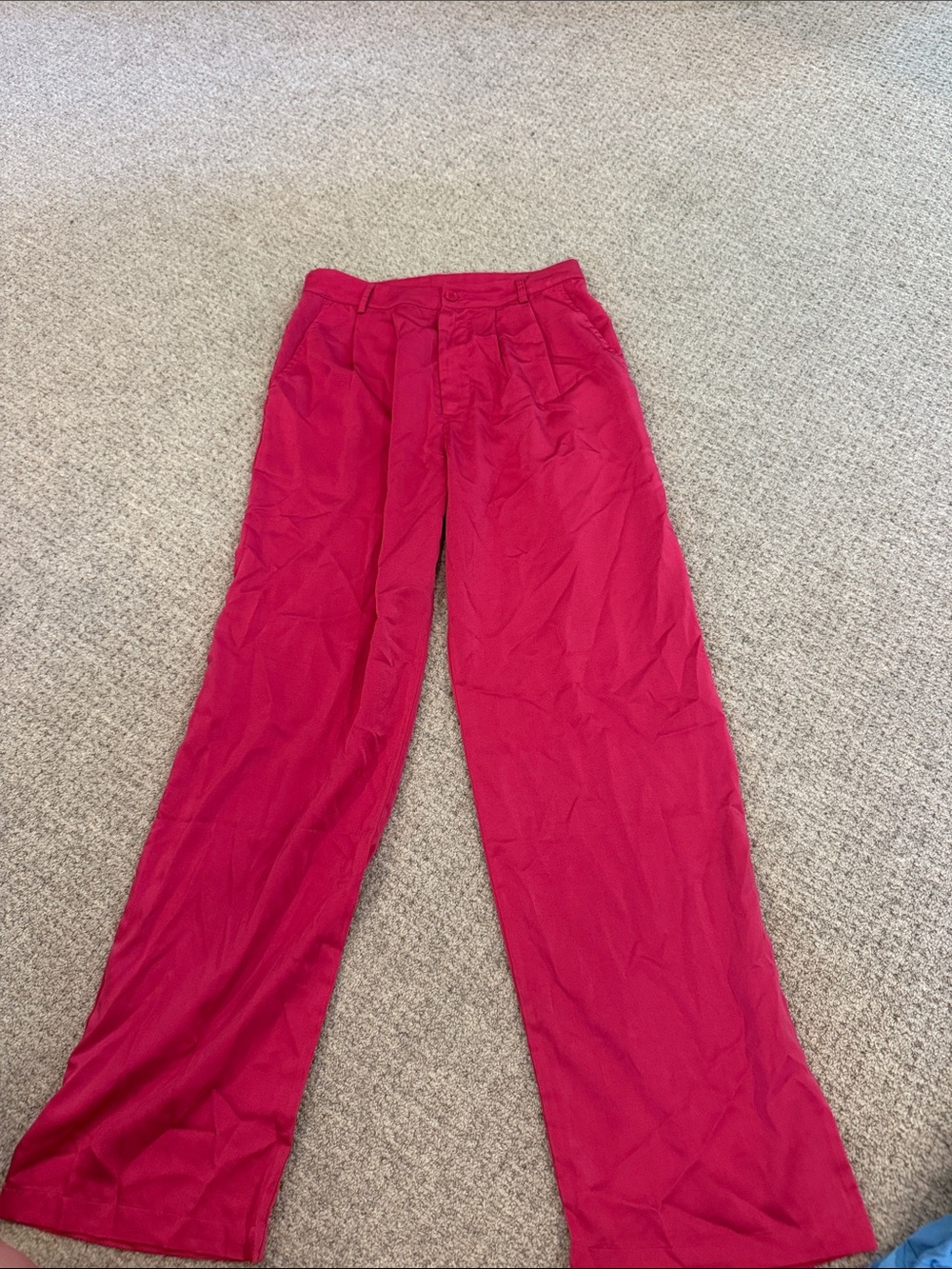 Women’s Hot Pink Satin Pants